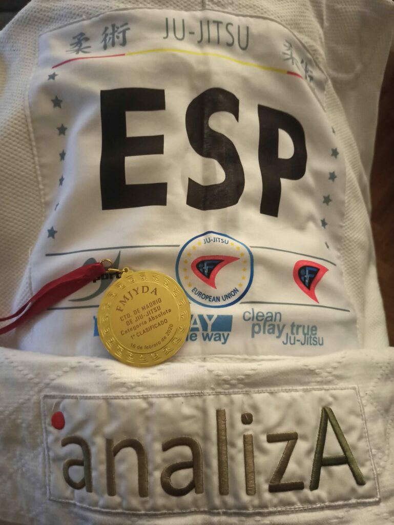 Thaer Odeh medalla de oro en el campeonato de España de Jiu-Jitsu